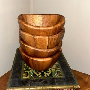 Lipper Wood Salad Bowls